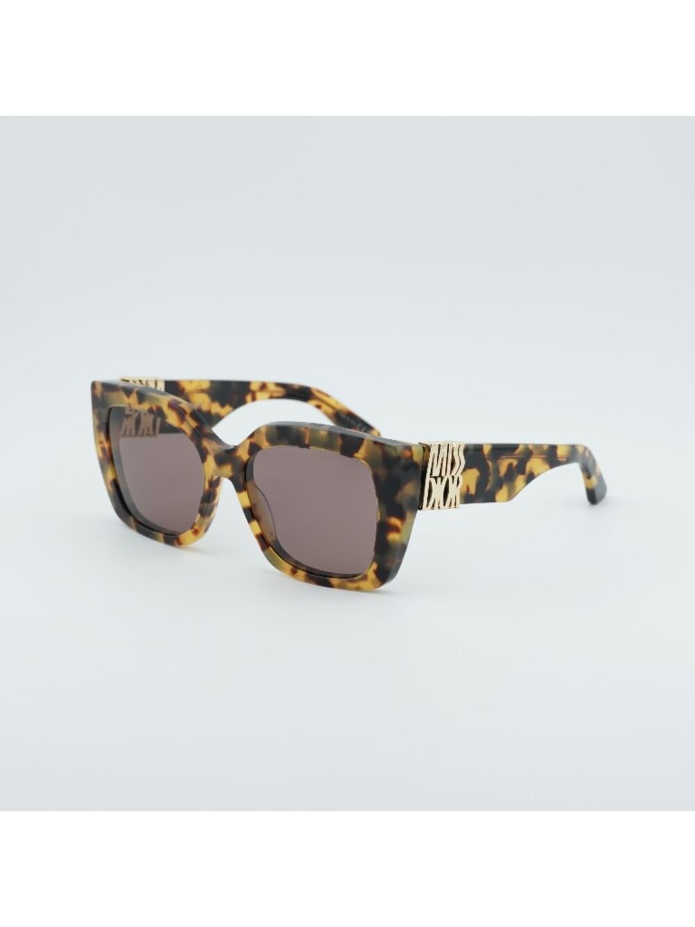 Dior MISSDIOR S2I 26D0 Sunglasses Havana Square Frame, Brown Lenses